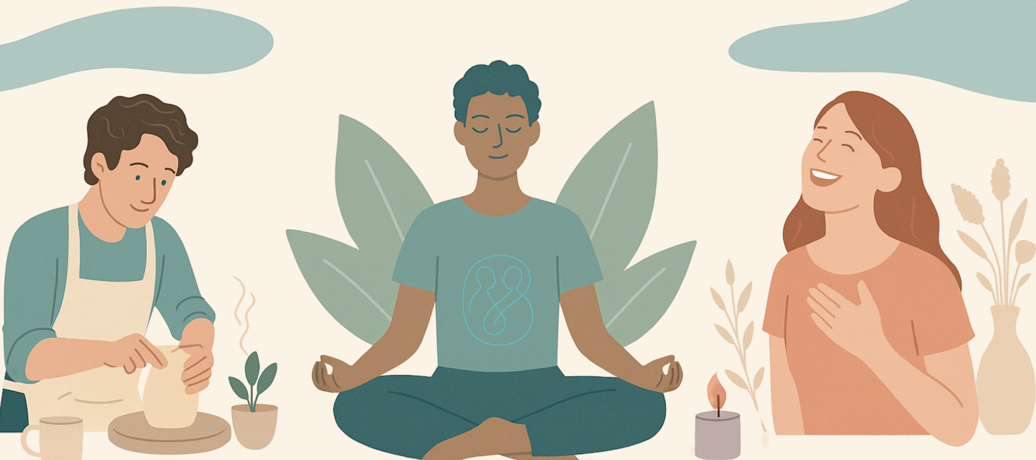 Cream and Brown Photographic Beauty Site Launch Website